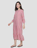 St. Yves Long Sleeve Maxi Dress Stripe Dress