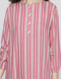 St. Yves Long Sleeve Maxi Dress Stripe Dress