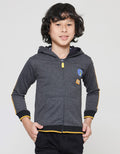 Little M Jacket Rocket Aplikasi Belakang Anak Laki-Laki