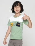 Little M Short Sleeve T-Shirt Cut N Sewn Aplikasi Flip