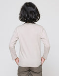 Little M Print Dino Long Sleeve T-Shirt for Boys