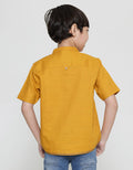 Little M Boys Seasonal Slub Short Sleeve Koko Shirt