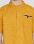 Little M Boys Seasonal Slub Short Sleeve Koko Shirt