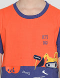 Little M Kaos Lengan Pendek Anak Laki-Laki Print Dino Lets Dig