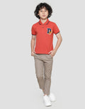 Little M Kaos Polo Lacoste Dino Anak Laki-laki