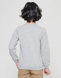 Little M Boys Terry Raglan Tiger Peak A Boo Sweater