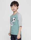 Little M Peek A Boo Panda Kaos 3/4 Raglan Anak Laki-Laki