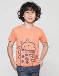 Little M Dino Kaos Lengan Pendek Anak Laki-Laki