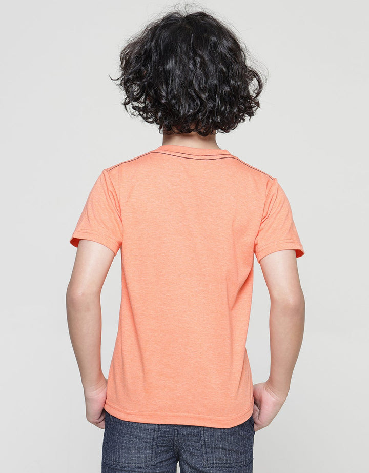 Little M Dino Kaos Lengan Pendek Anak Laki-Laki