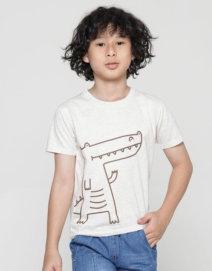 Little M Croco Kaos Lengan Pendek Anak Laki-Laki
