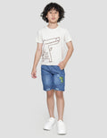 Little M Croco Kaos Lengan Pendek Anak Laki-Laki