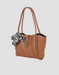 Bellezza Textured Ribbon Shoulder Bag Wanita