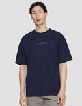 Triple Mini Wording Kaos Oversize Pria