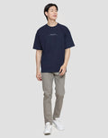 Triple Mini Wording Kaos Oversize Pria