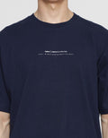 Triple Mini Wording Kaos Oversize Pria