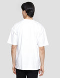 Triple Mini Wording Men's Oversize T-Shirt