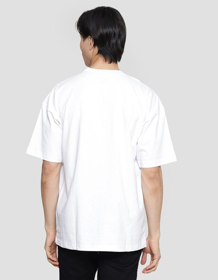 Triple Mini Wording Kaos Oversize Pria