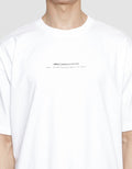 Triple Mini Wording Men's Oversize T-Shirt
