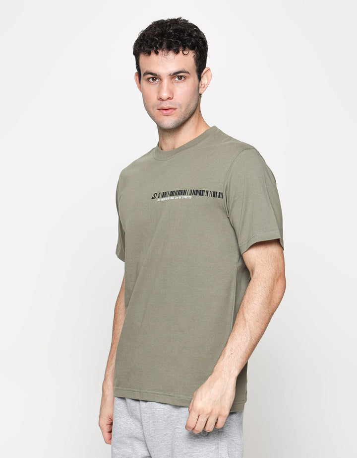 American Jeans Barcode Print Kaos Pria