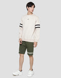 American Jeans Stripes On Sleeve Men's Sweater
