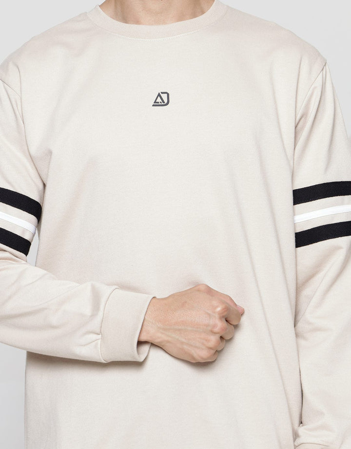 American Jeans Stripes On Sleeve Men's Sweater