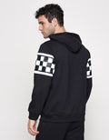 American Jeans Sweatshirt Hoodie Chess Front Print