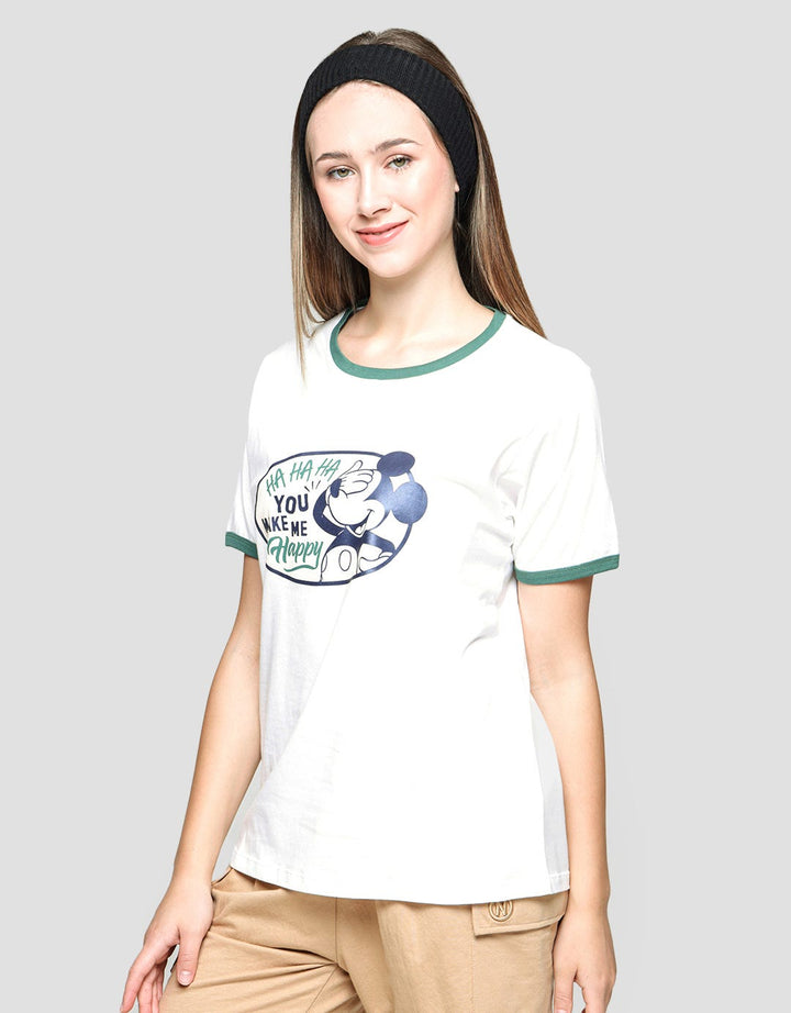 Disney Short Sleeve T-Shirt You Make Me Happy Print Ring