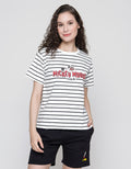 Disney Stripe Mickey Women's T-Shirt