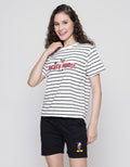 Disney Stripe Mickey Women's T-Shirt