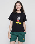 Disney Basic Print Mickey Classic Kaos Wanita