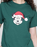 Disney Mickey Xmas Hat Women's T-Shirt