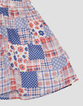 Pipiniko Patchwork Embroidery Midi Dress for Girls