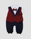 Pipiniko Formal Vest Knit Romper Anak Bayi