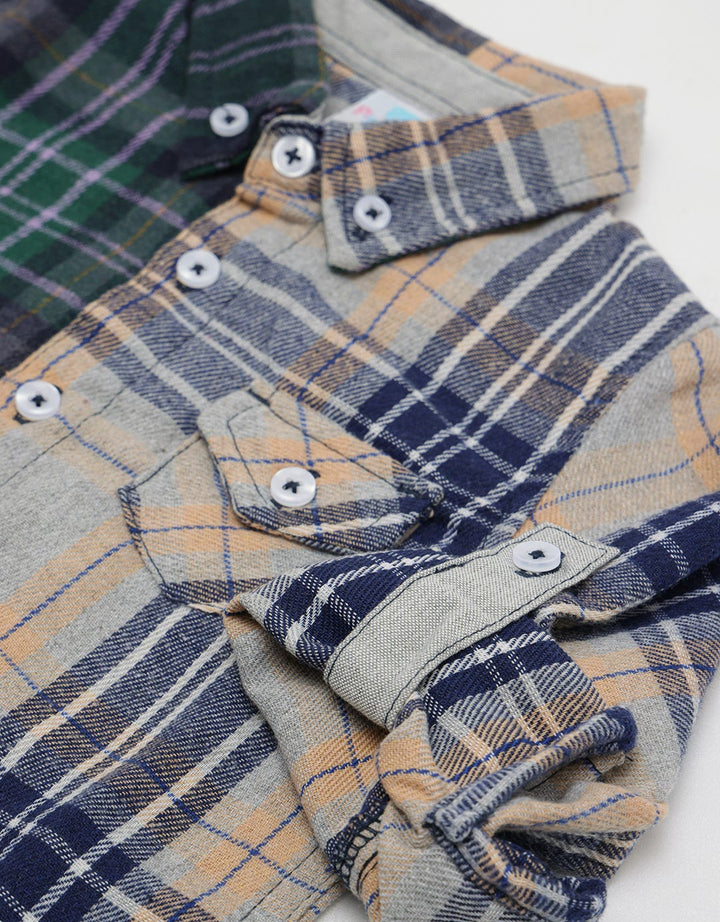 Pipiniko Long Sleeve Shirt Flannel Kombi Tone
