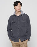 Suko Shacket Outerwear Jacket Dettachable Hood Lengan Panjang
