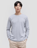 Suko Round Neck Soft Touch Round Collar Men's Long Sleeve T-Shirt