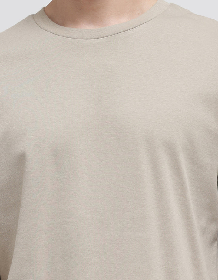 Suko Round Neck Soft Touch Round Collar Men's Long Sleeve T-Shirt