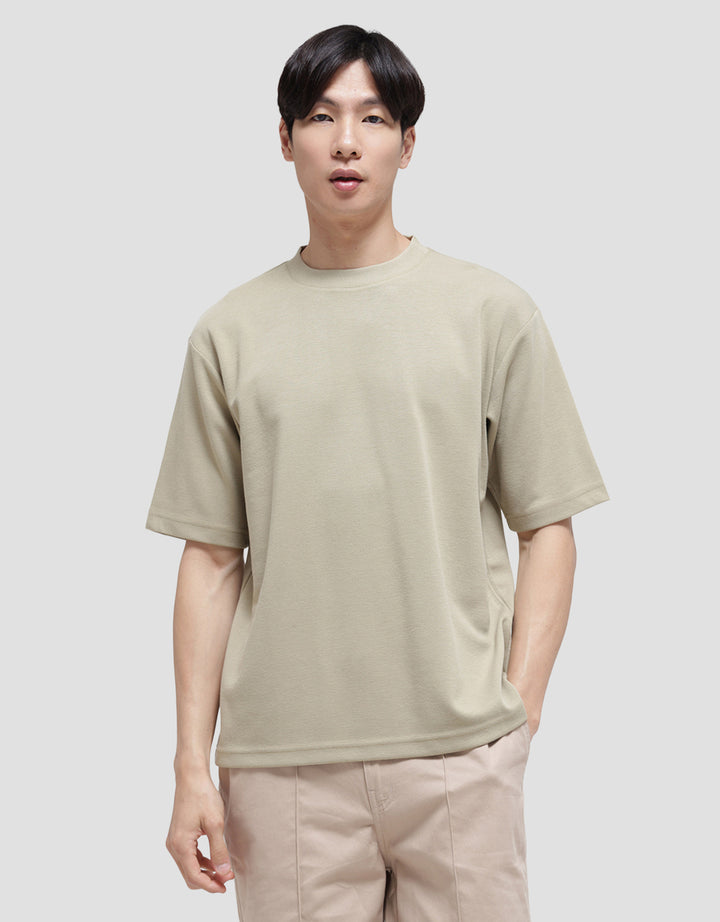 SUKO QUICK DRY KERAH BULAT LENGAN PENDEK KAOS OVERSIZE PRIA