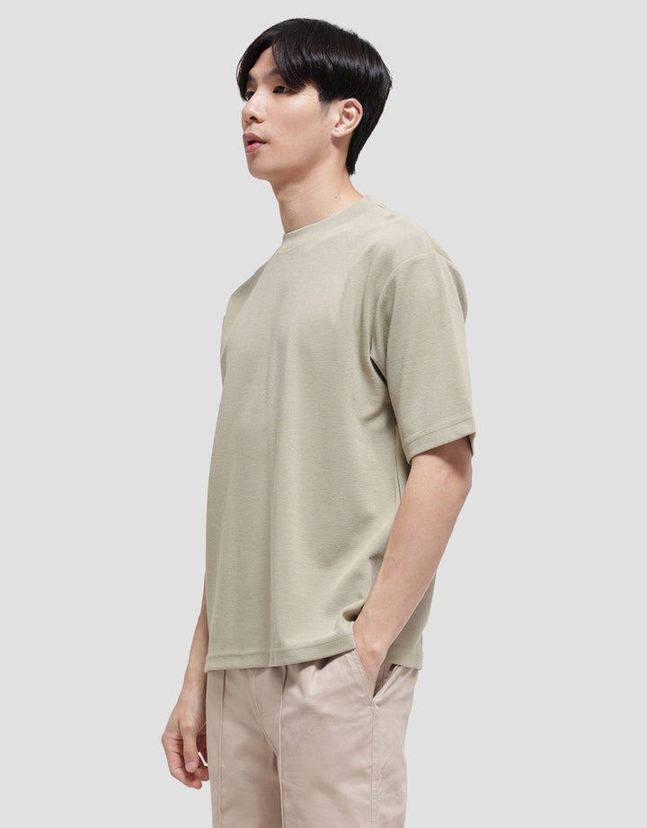SUKO QUICK DRY KERAH BULAT LENGAN PENDEK KAOS OVERSIZE PRIA