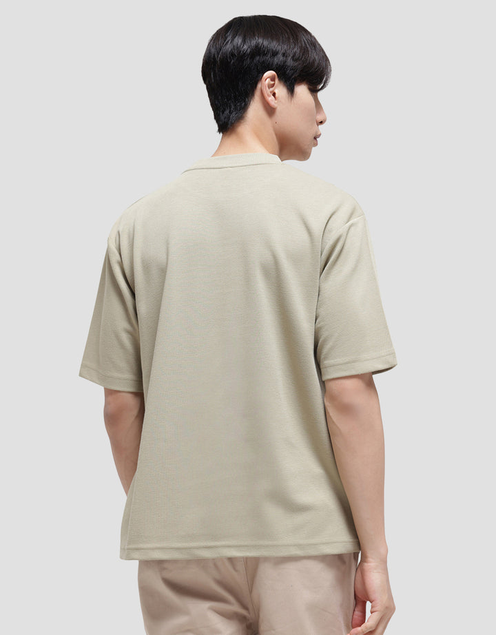 SUKO QUICK DRY KERAH BULAT LENGAN PENDEK KAOS OVERSIZE PRIA