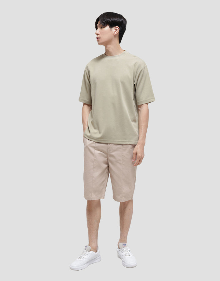 SUKO QUICK DRY KERAH BULAT LENGAN PENDEK KAOS OVERSIZE PRIA