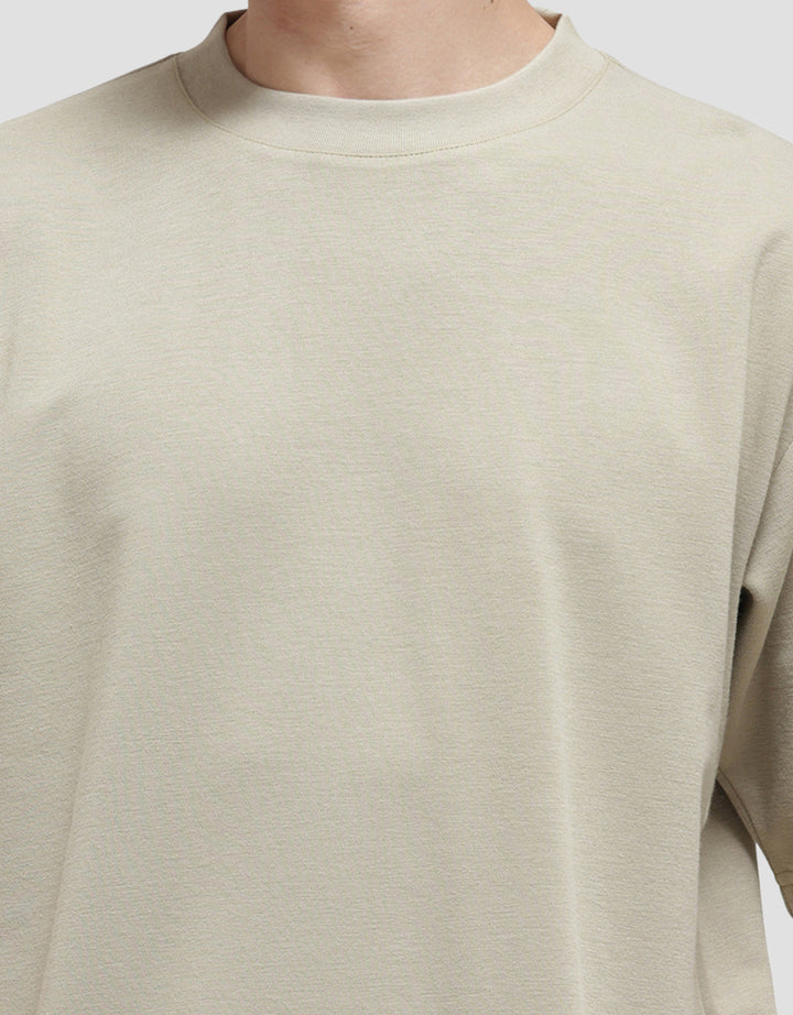 SUKO QUICK DRY KERAH BULAT LENGAN PENDEK KAOS OVERSIZE PRIA