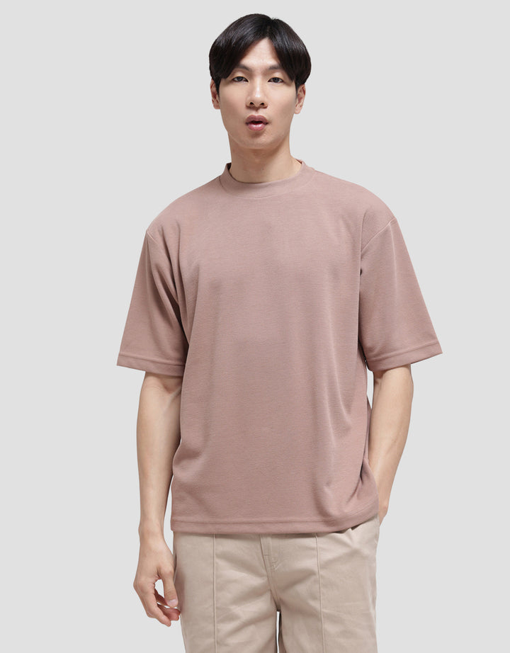 SUKO QUICK DRY KERAH BULAT LENGAN PENDEK KAOS OVERSIZE PRIA