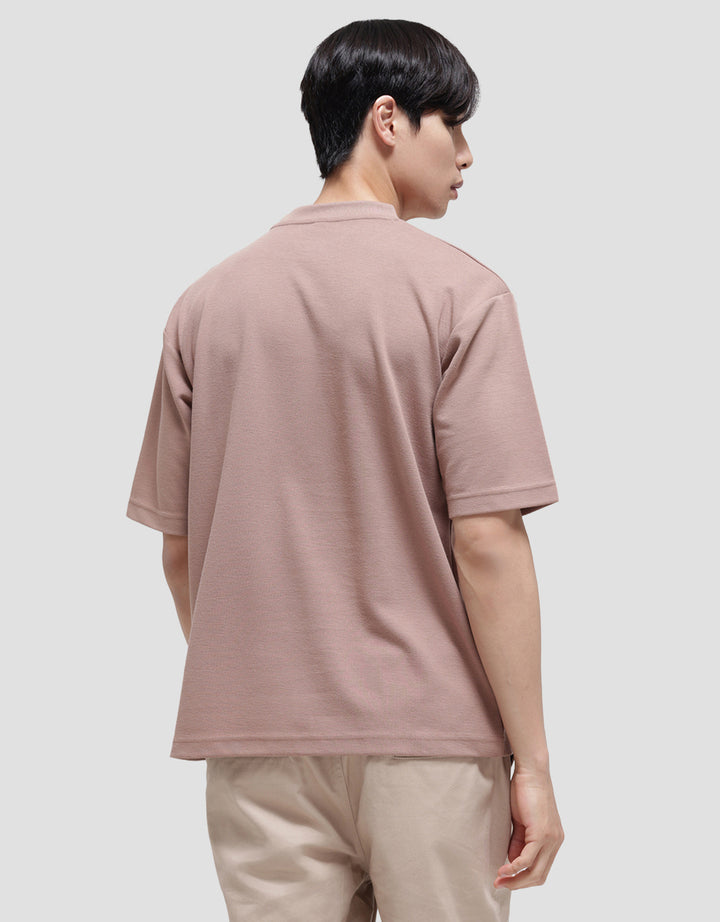 SUKO QUICK DRY KERAH BULAT LENGAN PENDEK KAOS OVERSIZE PRIA