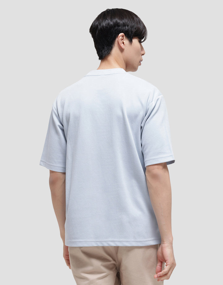 SUKO QUICK DRY KERAH BULAT LENGAN PENDEK KAOS OVERSIZE PRIA