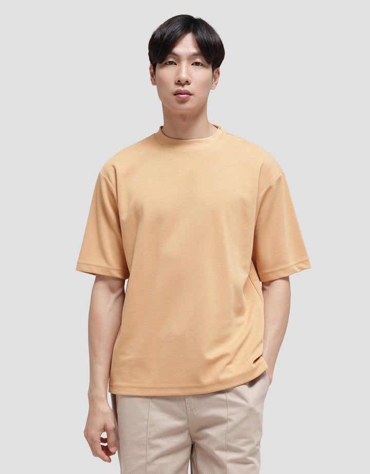 SUKO QUICK DRY KERAH BULAT LENGAN PENDEK KAOS OVERSIZE PRIA