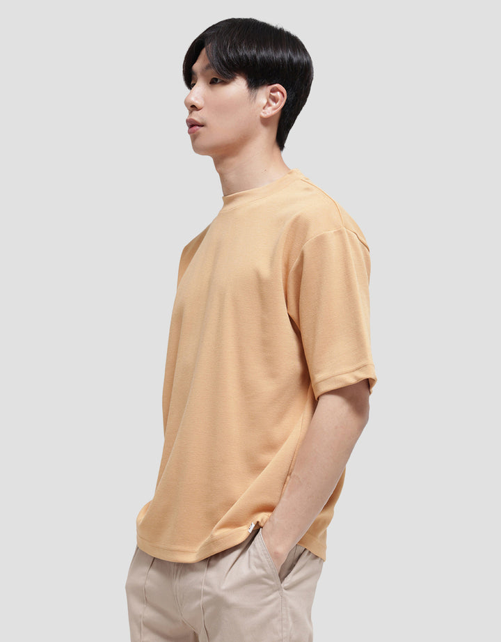 SUKO QUICK DRY KERAH BULAT LENGAN PENDEK KAOS OVERSIZE PRIA