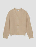 Suko Corn Pattern Outerwear Lengan Panjang Cardigan Wanita