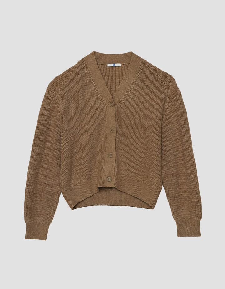 Suko Corn Pattern Outerwear Lengan Panjang Cardigan Wanita