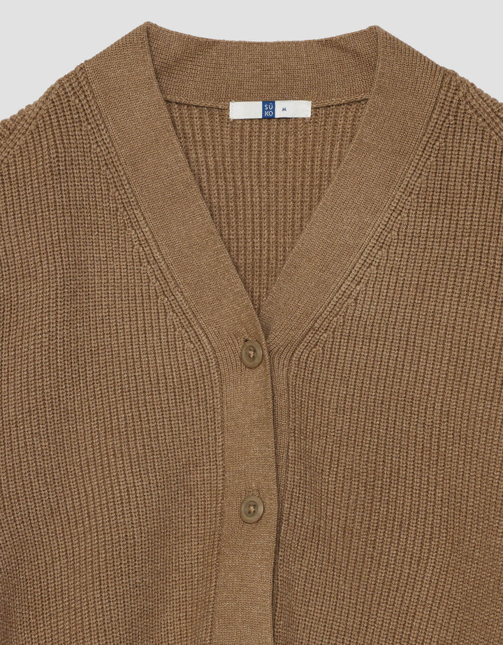 Suko Corn Pattern Outerwear Lengan Panjang Cardigan Wanita